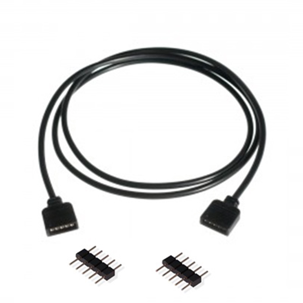 Cabo Extensor RGBW 5 Pinos - 30 Centimetros + Conector P5