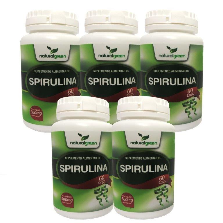 Spirulina Suplemento Alimentar Kit Com 300 Cápsulas Shopee Brasil