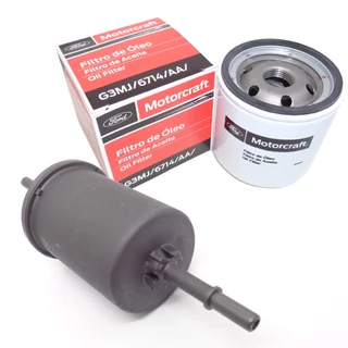 Kit Filtros De Combustível E Óleo Ford Focus Ka Fiesta Ecosport Zetec Rocam 2003 2004 2005 2006 2007 2008 2009 2010 2011