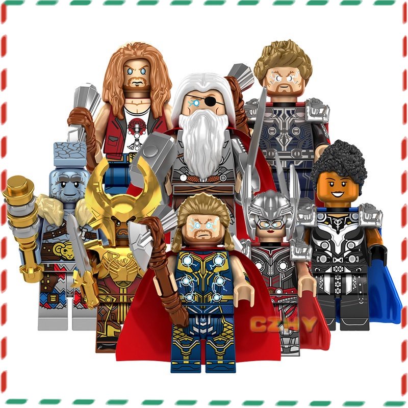 Brinquedos Marvel Avengers Série Thor Odin Valkyrie Números De Madeira Montados