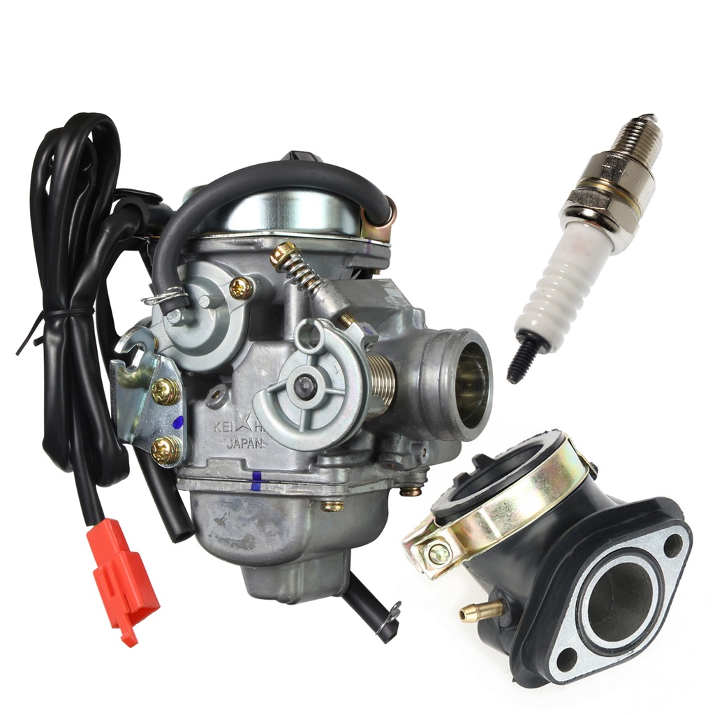 Keihin Carburador Gy6 Para Scooter Admissão Future 125 / Laser 150 / Garini 125/Compativel Yamaha Neo 115 2007 Em Diante Original Atv 125cc 150cc - An - Scooter Acessórios De Moto Completo Original Novo