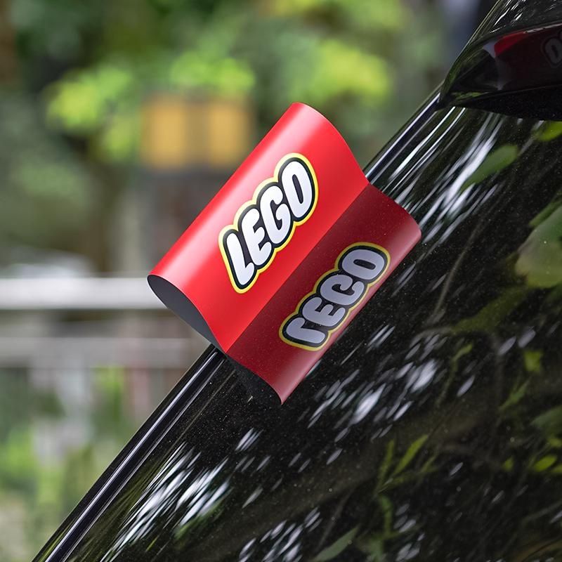 Autocolantes De Lavagem Lego Adesivos De Marca De Personalizados Para Modificação De Cauda De Carro Decoração Brinquedos
