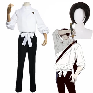 Anime Yuta Okkotsu Cosplay Fantasia Jujutsu Kaisen Uniformes Tops + Calças + Cinto Festa De Halloween Cos