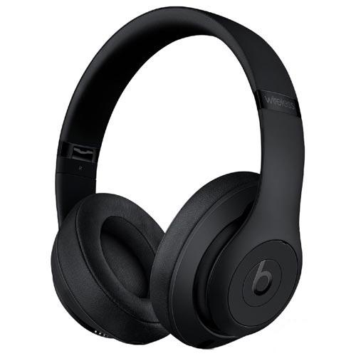Fone de Ouvido Beats Studio 3 Bluetooth Headphone Over Ear Skyline Puro Cancelamento Ativo de Ruído Preto Fosco