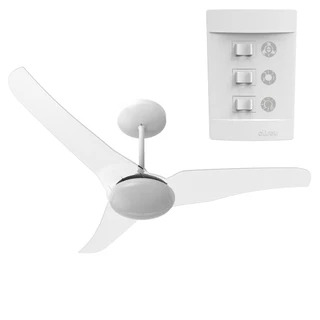 VENTILADOR DE TETO ALISEU SLIM COM CONTROLE DE PAREDE.
