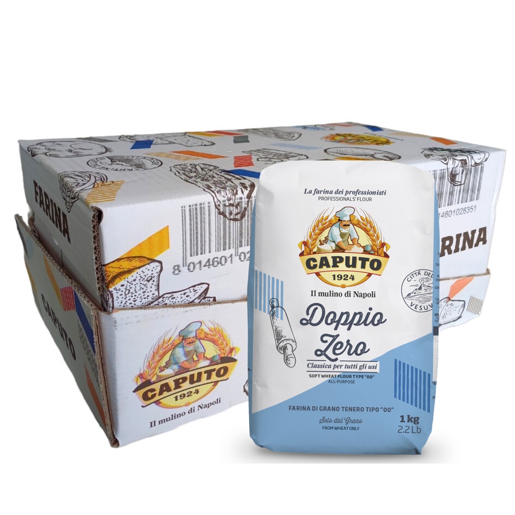 Pack c/ 5 Farinha 00 Italiana Caputo CUOCO 1kg - Ingrediente Shop