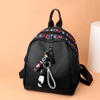 Crazy Mochila Escola De Estudiosos Femininos Com Chave Preta
