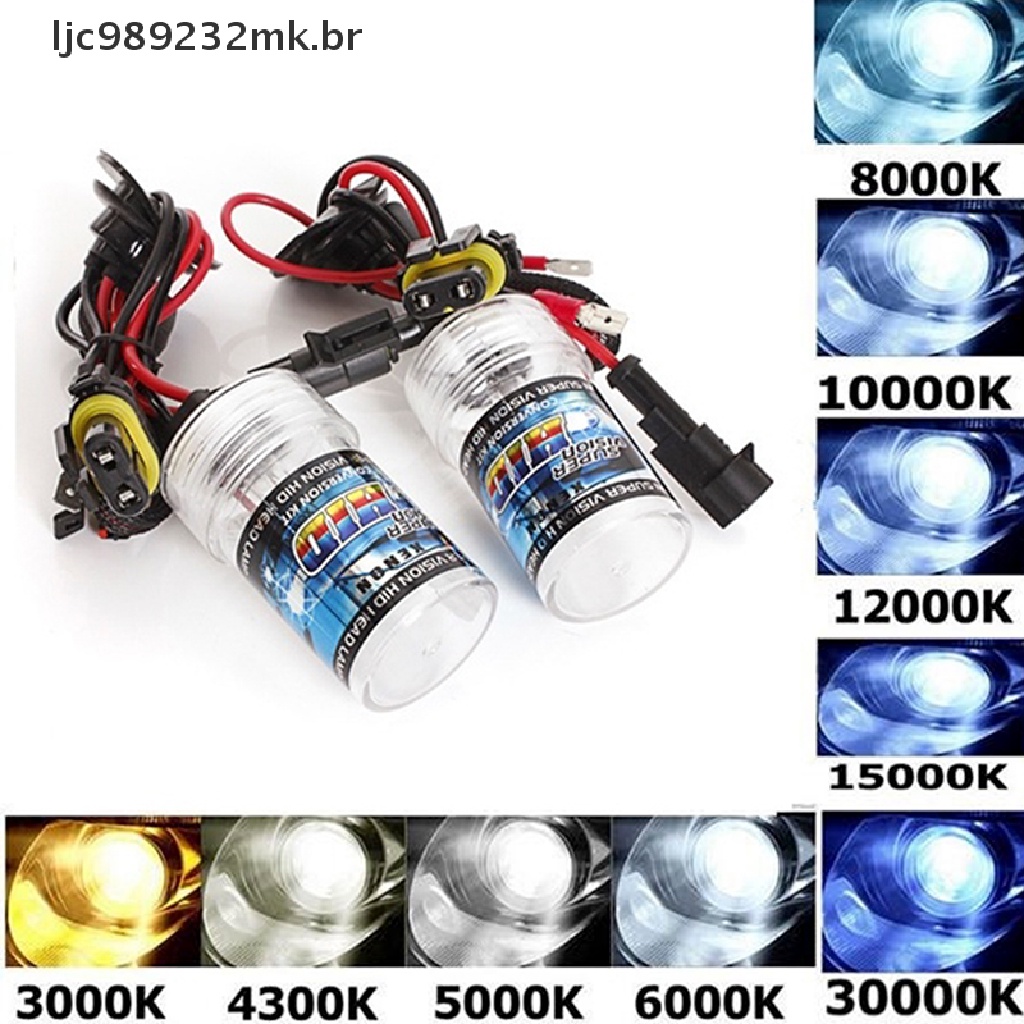[MYBR] 1X 35w Xenon Luz Escondida H1 H3 H4 H7 H11 9005 HB3 9006 AC 12v Lâmpada De Feixe Único [WELL]