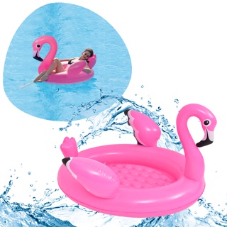 Boia piscina Flamingo Rosa pink Infantil Grande 110x104x94cm