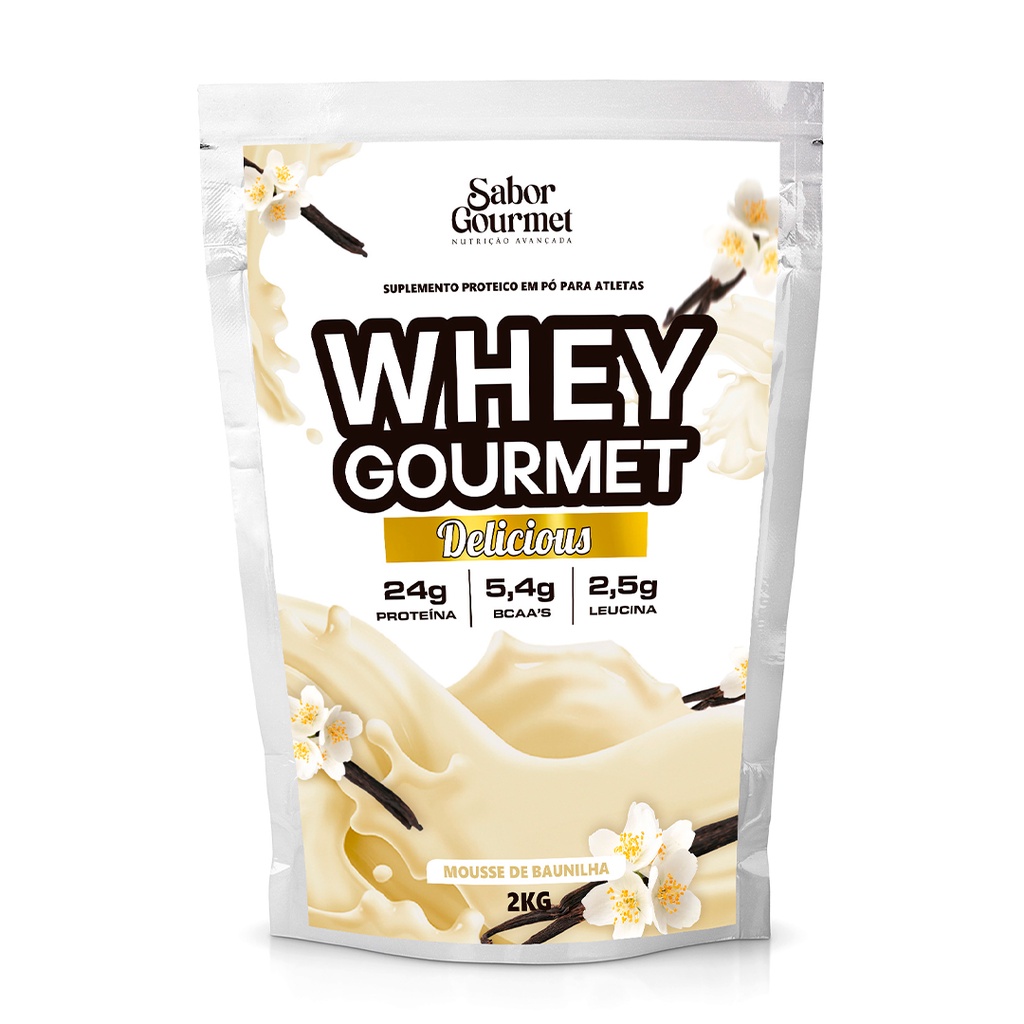 Whey Gourmet Delicious 2 Kilos Mousse de Baunilha