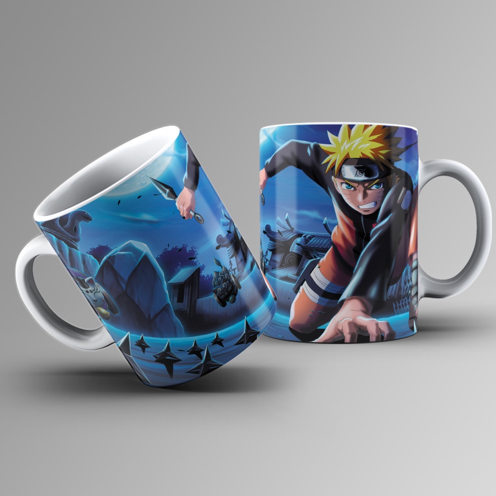 Caneca Naruto Shippuden Personalize com seu Nome