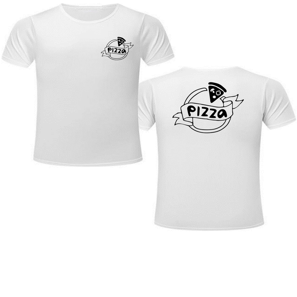 Camiseta 100% Algodão de Uniforme Unissex Profissão Pizzaria