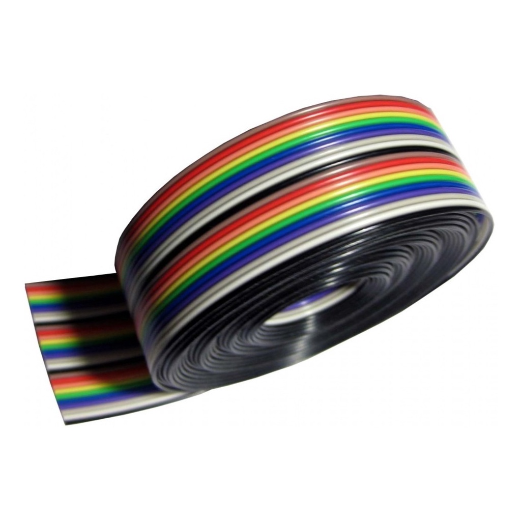 Cabo Para Jumper Flat Colorido 10 Vias 1 Metro Arduino Esp | Shopee Brasil