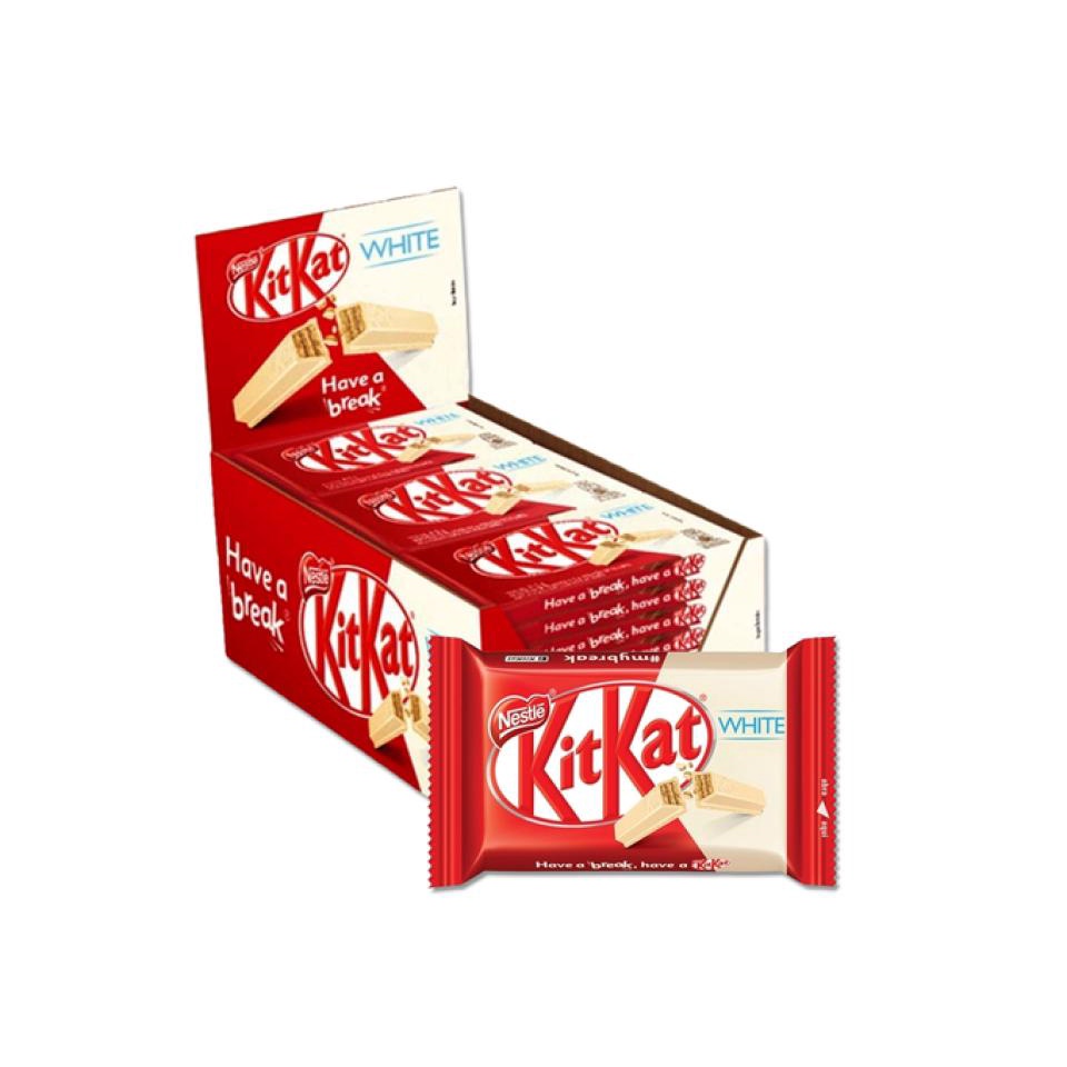 Chocolate Kit Kat Branco 41,5g Caixa C/24unid. | Shopee Brasil