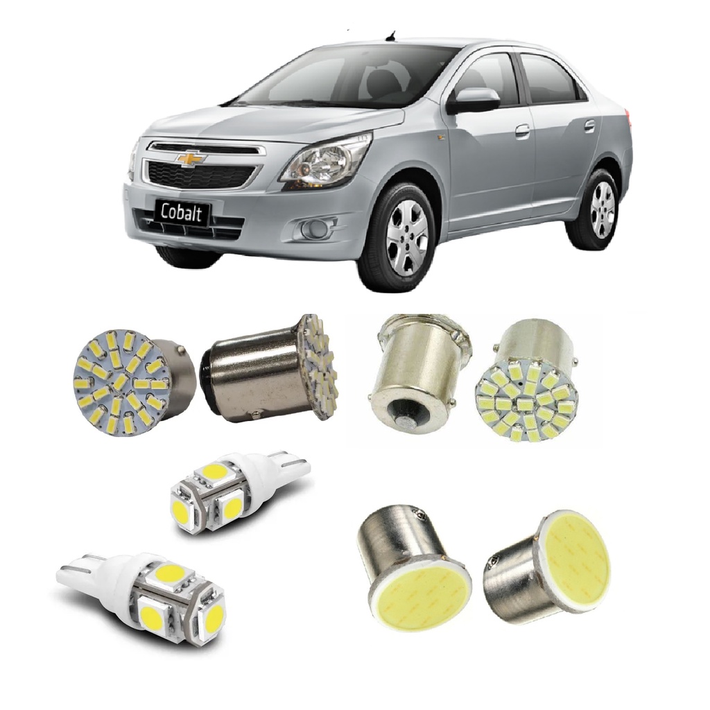 Lâmpadas Led 6000 Traseira Seta Ré Freio Cobalt 2011 a 2015