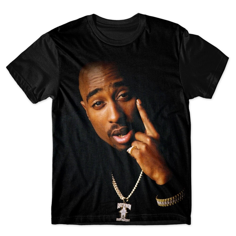 Camiseta As Braba Masculina Full Print 2Pac One