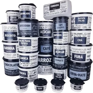 Linha PB Preto e Branco Tupperware