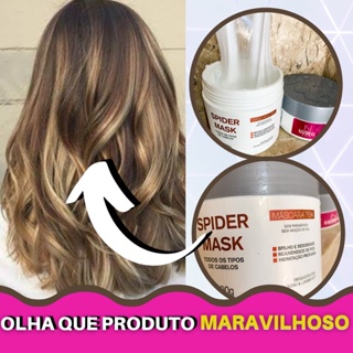 Mascara de Hidratação Profissional Restauradora Efeito Teia 500 g Natural Hair