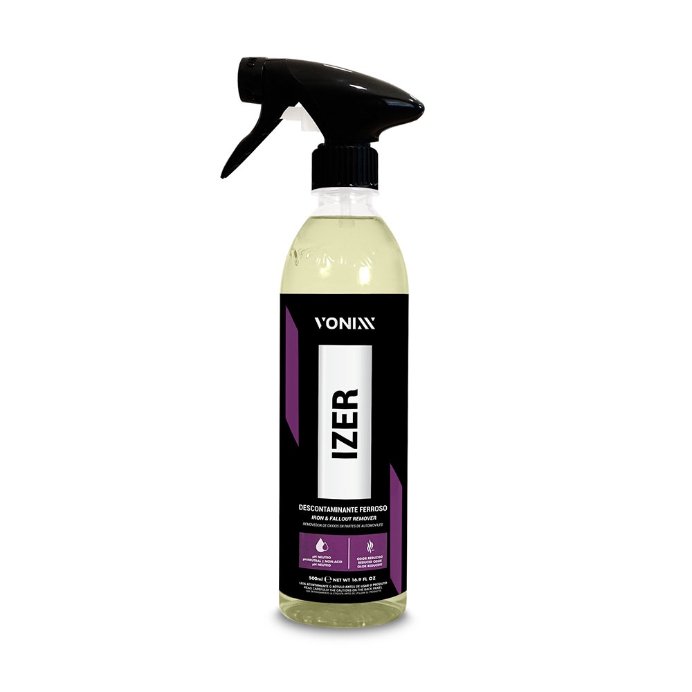 Izer Descontaminante Ferroso Antiferrugem Limpa Rodas Tira ferrugem e Fuligem Vonixx