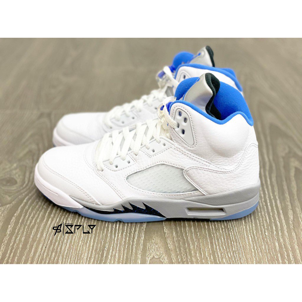 AIR JORDAN 5 STEALTH Sapatos De Corrida De Lazer Brancos Azuis Basquetebol Esportivo DD0587-140 5ISG