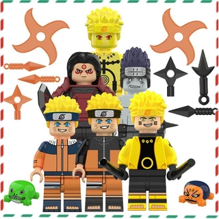【 Toy World 】 Educational Brinquedos Para Crianças Puzzle Assembling Toys Uzumaki Naruto Building Blocks Ninjago minifigures