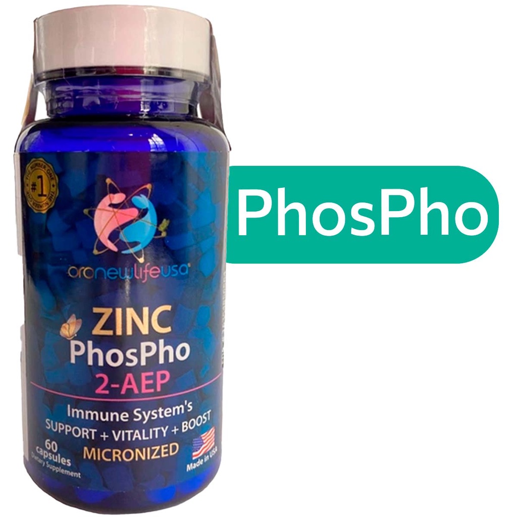 Zinc Phospho 2-aep Suplemento Alimentar Minerais E Vitaminas