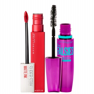 Kit Maybelline The Falsies Waterproof Ink 20 Pioneer (2 Produtos)