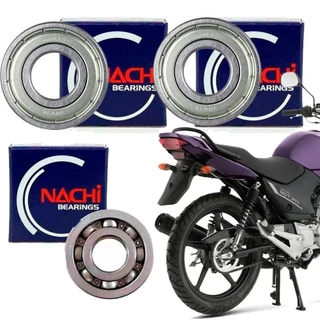 Kit Rolamento Roda Traseira Ybr 125 Factor 125 Todas Nachi