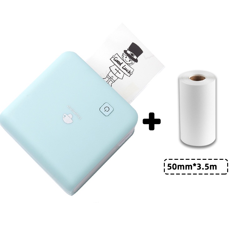 Phomemo Mini Impresora M02 Pro - Impresora Térmica Bluetooth De Fotos Con 3 Rollos De Papel Adhesivo Colorido Compatible Con Ios Android Para