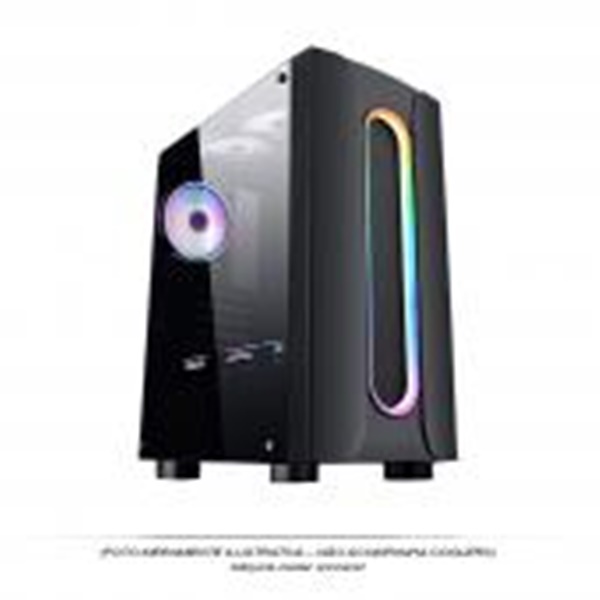 Gabinete Gamer Pixxo Cg02 Atx S/Fonte Preto 