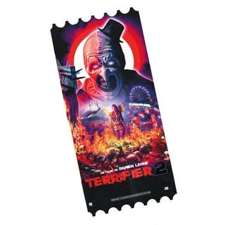 Ingresso Card Colecionável Terrifier 2 Cinemark Ticket Filme de Terror