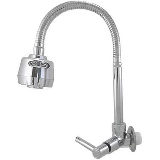 3168 C80 - Torneira em Metal Bica Móvel Flexível Gourmet Para Cozinha Parede
