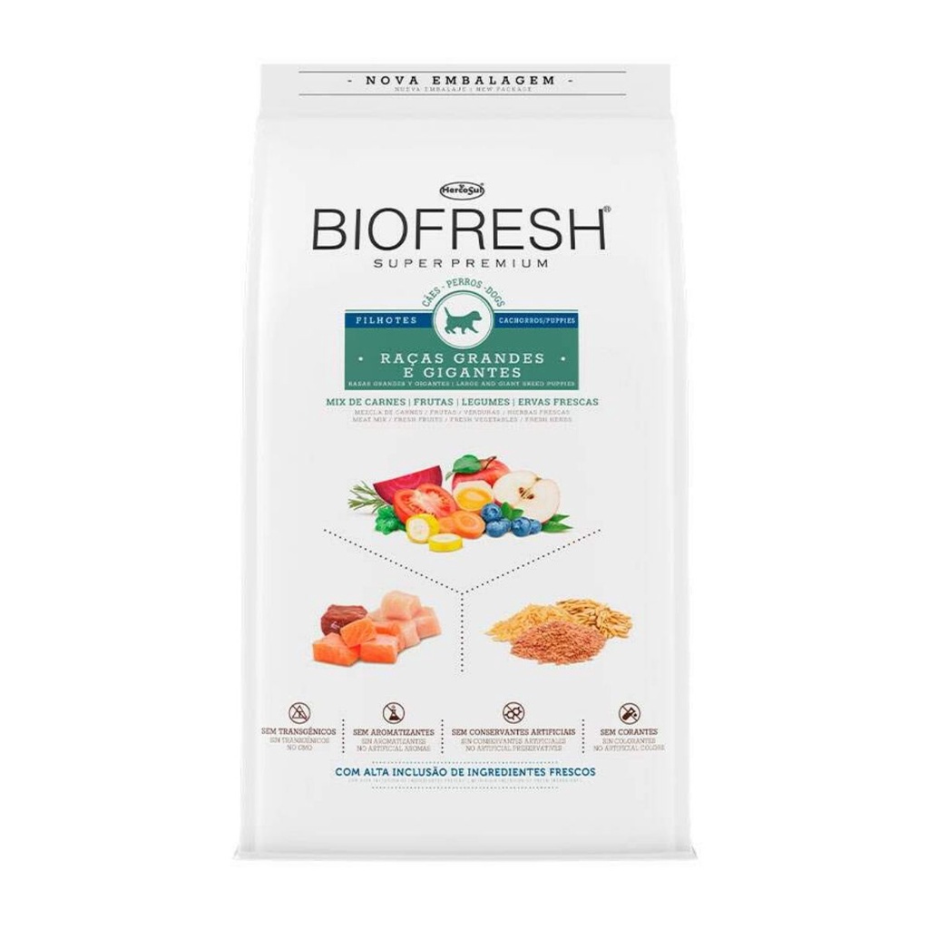 Biofresh Dogs Filhote 15Kg Grande e Gigante | Shopee Brasil