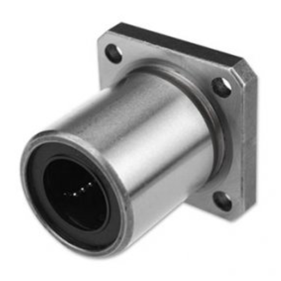 LMK10UU Extra Long Square Flange Linear Ball Bearings 10mm Bore