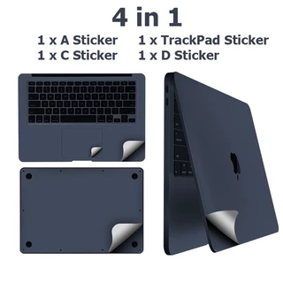 2022 Novo Air 13 M2 A2681 Pro 14 16 M1/Max A2442 A2485 Adesivo De Pele De Corpo Completo Compatível Para macbook/13 Polegadas Com Filme M2 chip 2022 2021 2020 A238 M1 A237 anti Arranhões