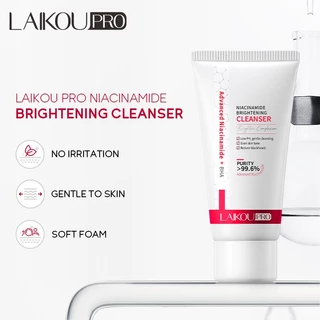 LAIKOU Pro 99,6 % Niacinamida Limpador Brilhante Limpeza Suave Iluminar Melanina 50g em Oferta na Shopee