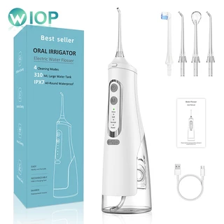 Irrigador Dental Oral Recarregavél 310ml Higiene Limpeza Bucal Portátil Limpador de Dente