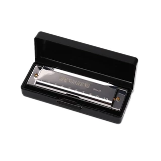 Gaita De Boca Diatonica Em Do 10 Furos Cromada Oferta