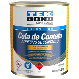 Adesivo Cola De Contato 750g 695ml De Uso Geral Fixar Pisos Trabalhos Artesanatos MDF Profissional em Oferta na Shopee