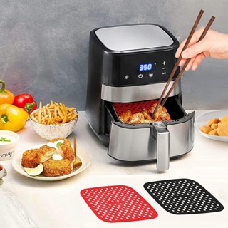 Tapete de Silicone Para Air Fryer Fritadeira Elétrica M Forro Protetor Anti Aderente