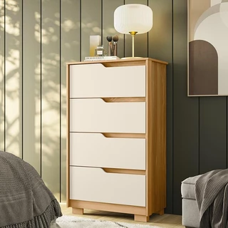 Cômoda Quarto Sole com 4 Gavetas e Pés