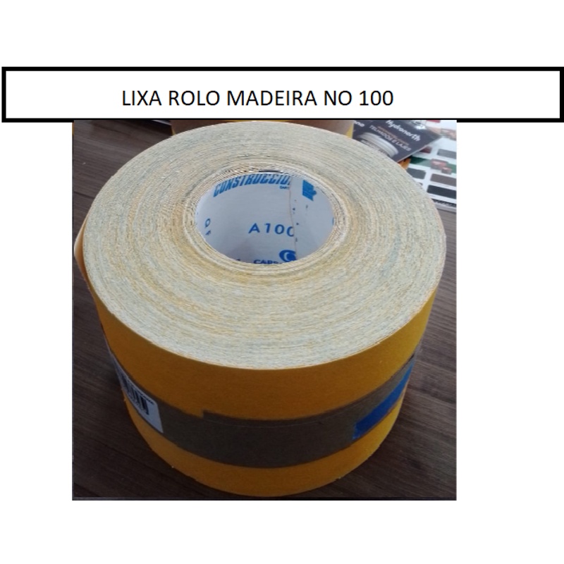 Rolo De Lixa Para Madeira Grão 100 - Venda Por Metro