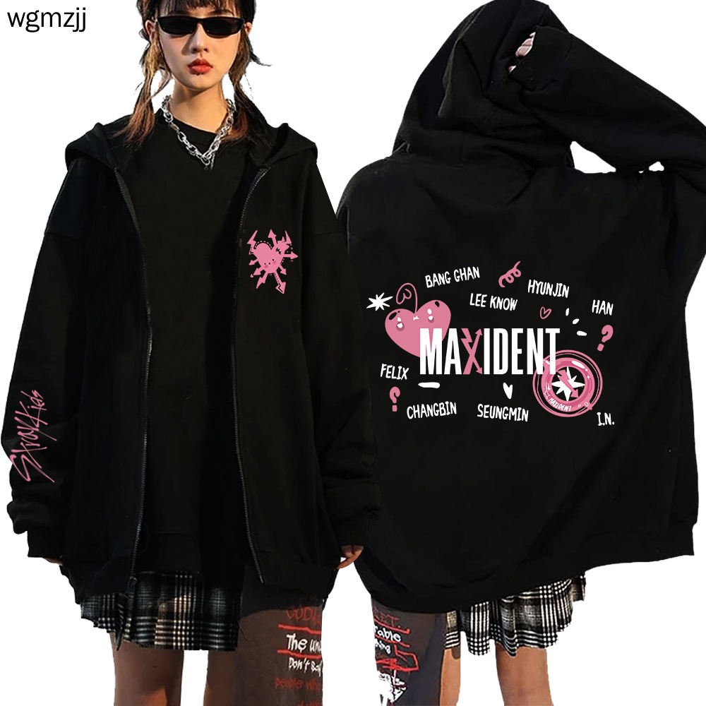 アイドル ZIP UP HOODIE - Jiniret / Stray Kids Stray Kids Jiniret Official Zip Up Hoodie SKZOO Pop Up Store 2025
