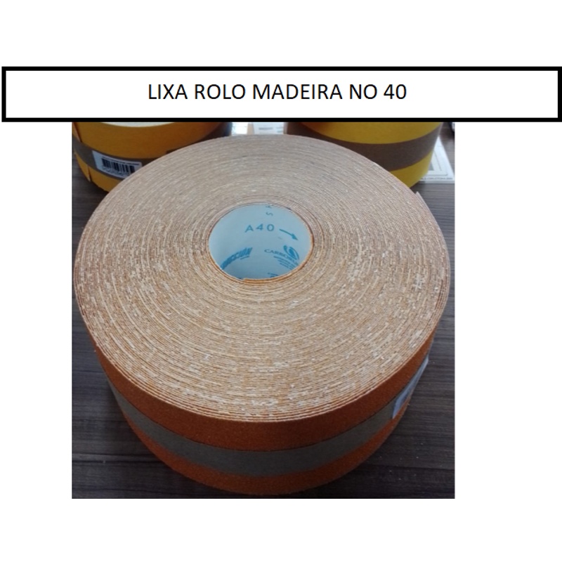 Rolo De Lixa Para Madeira Grão 40 - Venda Por Metro