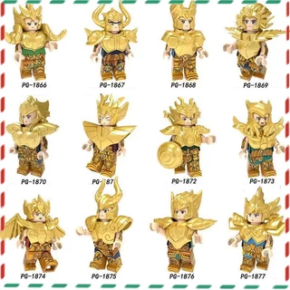 Brinquedos Educativos Para Crianças Saint Seiya Blocos De Construção Montados Minifigure Toys Puzzle