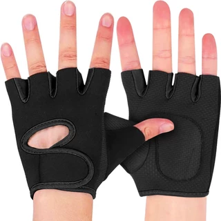Par de Luvas Para Treino De Musculação Fitness Academia Gym Ginástica Malhar Neoprene Antiderrapante