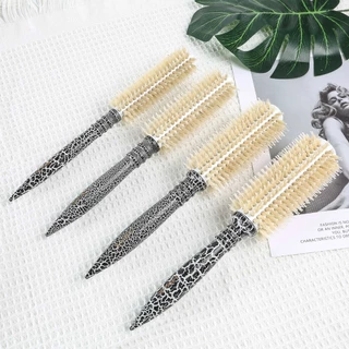 KIT 4 PC escova Profissionais cabeleireiro Cerdas De Javali e nylon Craquelada Aplicável ao barbeiro (marca LHSUK)