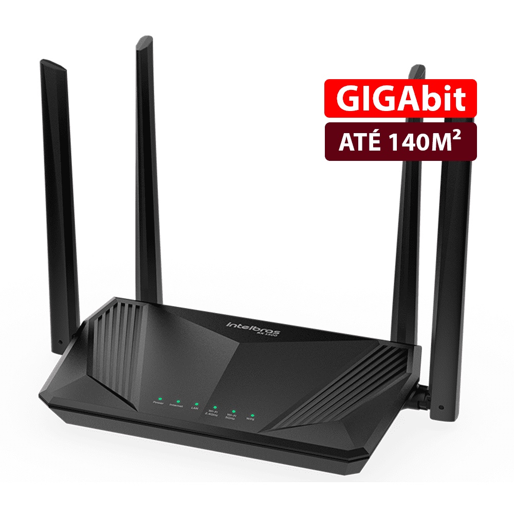Roteador Wireless Gigabit Wi-fi 6 Dual Band Rx1500 Intelbras | Shopee ...