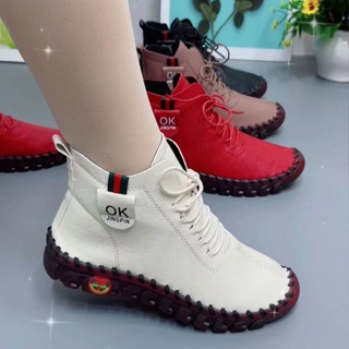 Botas pretas achatadas acima do joelho para mulheres, botas de couro alto  na coxa, sapatos grossos de plataforma, longo, feminino, inverno, outono,  2021 - AliExpress