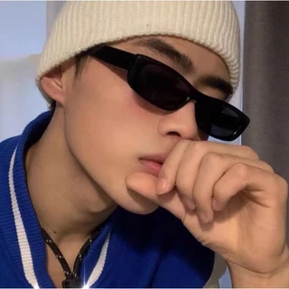 Pequeno Rectângulo Óculos De Sol Retângulo Mulher Nova Moldura Retro Quadrada Estreita Trendy Vintage Streetwear Eyewear UV400